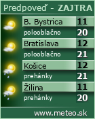 Predpoved pocasia :: www.meteo.sk