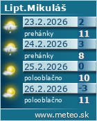 Predpoved pocasia :: www.meteo.sk
