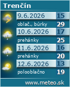 Predpove� po�asia: www.meteo.sk